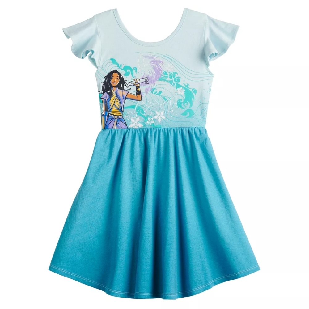 Disney Limited Edition RAYA AND THE LAST DRAGON Dress Size 8